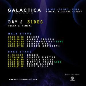 Capodanno Cocorico 2023 presenta Galactica Festival