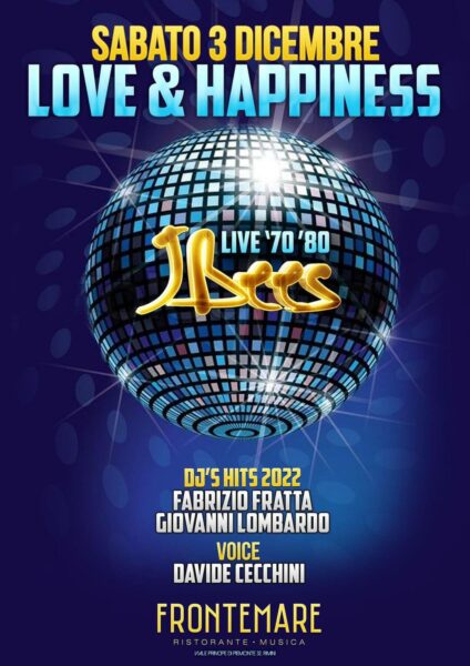 Sabato Frontemare Rimini con la cover band dei Jbees