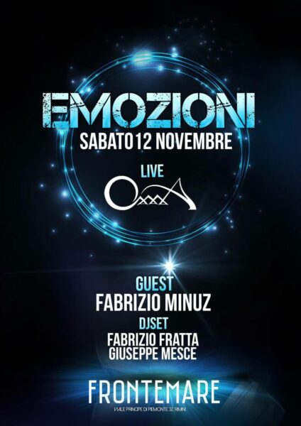 Gli Oxxxa in live al sabato Frontemare Rimini
