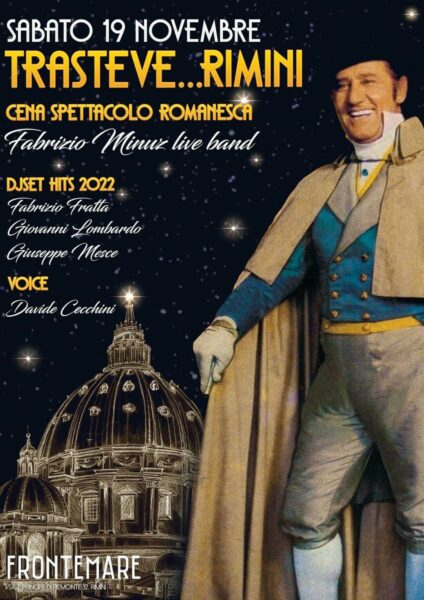 Sabato revival al Frontemare Rimini con Frabrizio Minuz.