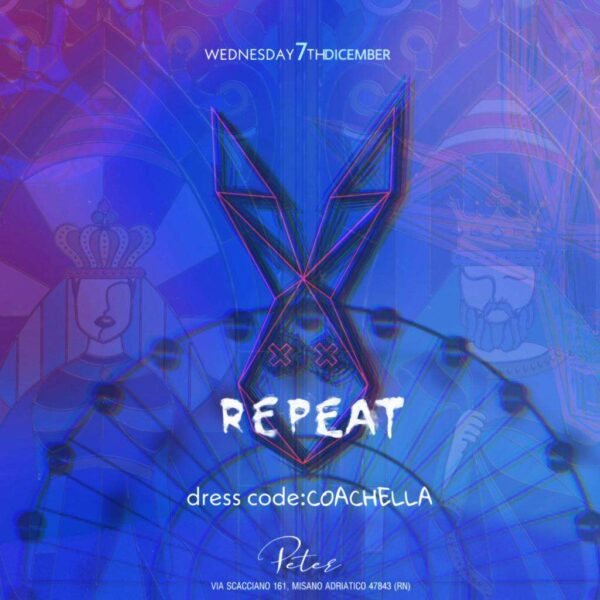 Il Peter Pan Riccione torna alla carica con Repeat.