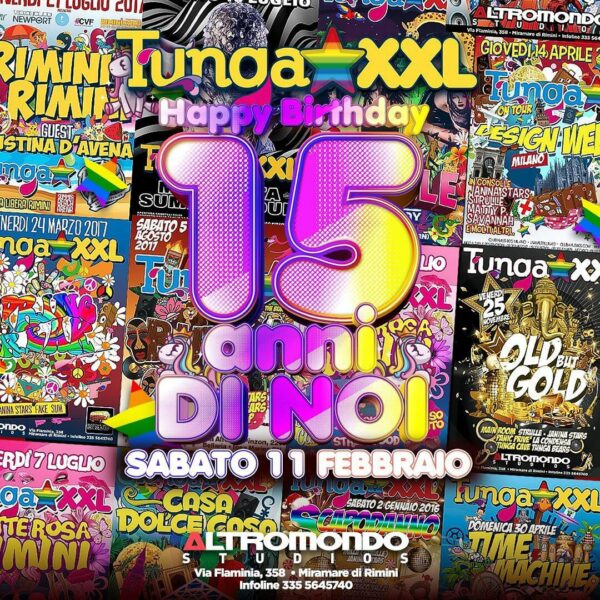 Happy Birthday Tunga xxl all’Altromondo Studios