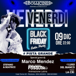 Bollicine Riccione presenta Black Friday Latin Power