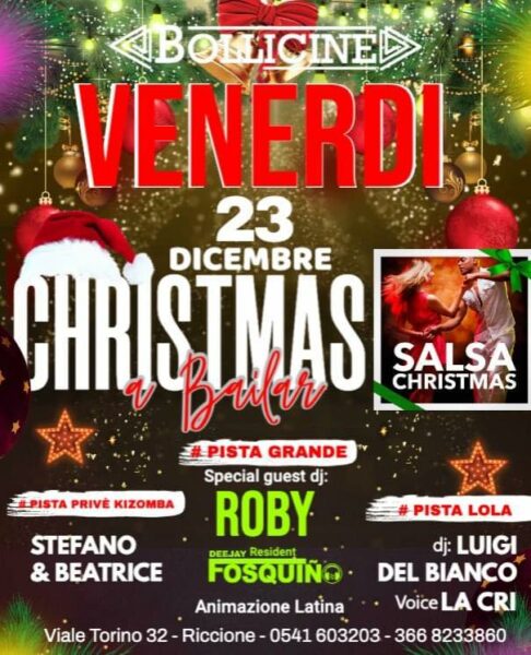 Bollicine Riccione ti aspetta l’edizione di Natale di Abailar