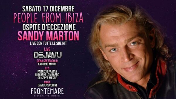 Frontemare Rimini ti porta a Ibiza con Sandy Marton e People From Ibiza