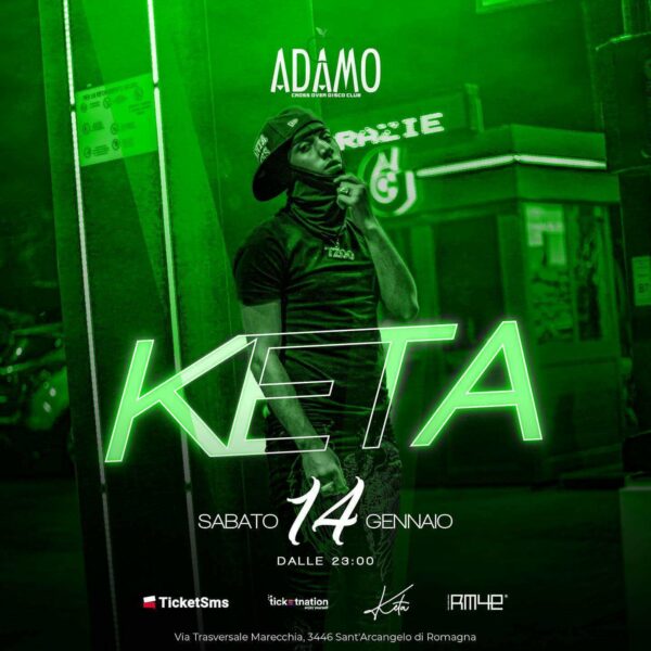 Sabato underground all’Adamo disco. In concerto Keta