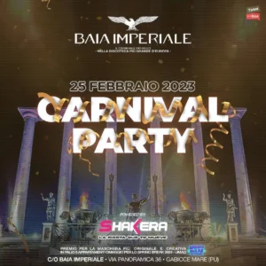 Baia Imperiale Carnival Party,Shakera deejay
