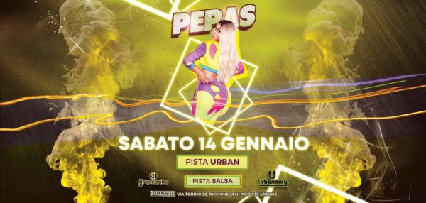 Sabato caliente in programma al Bollicine Riccione con Pepas