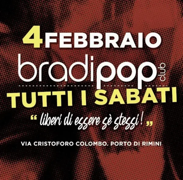 Bradipop Club: il party rock della Riviera