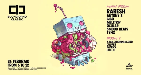 Vivi una Notte Indimenticabile al Classic Club di Rimini con Raresh, il Re della Techno