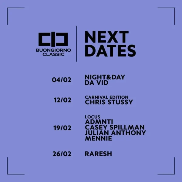 Scopri la magia della musica techno con Chris Stussy al Classic Club di Rimini