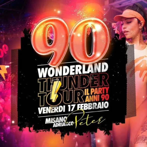 Venere 17 Febbraio al Peter Pan Riccione - Il Winter Tour più atteso degli Anni 90!