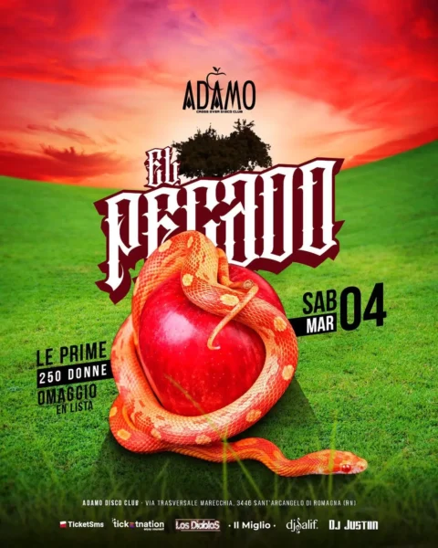 Salif e Justiin fanno vibrare la discoteca Adamo Club Rimini il 4 marzo 2023