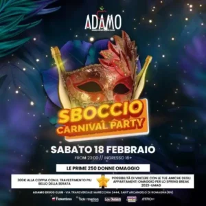 Adamo Disco Sboccio Carnival Party,Angel Lopez,Ayron,Springbreak Invasion