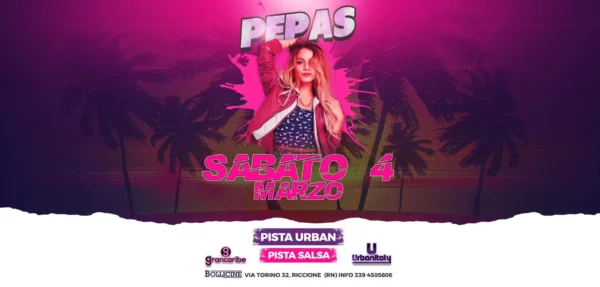 Bollicine Riccione presenta Pepeas con il Grancaribe