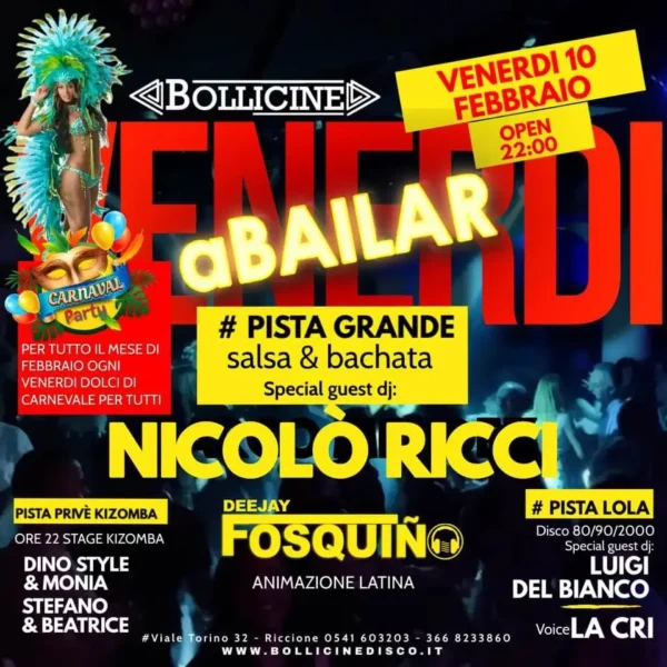 Bollicine Riccione: La serata ideale per chi ama ballare e divertirsi