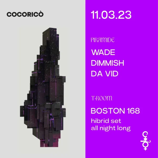 Wade protagonista al Cocoricò di Riccione sabato 11 Marzo 2023 con Dimmish, Da Vid e Boston 168