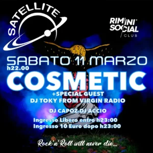 Satellite Rimini Cosmetic,Toky Virgin Radio,Capoz,Accio