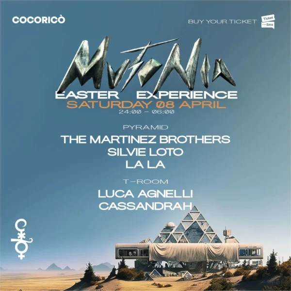 Pasqua Cocorico Riccione 2023 con The Martinez Brothers, Silvie Loto, La La, Luca Agnelli, Cassandrah. Il Festival di Musica Elettronica più Atteso dell'Anno ha inizio!