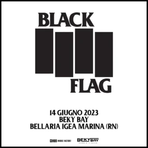 Beky Bay e Black Flag: un evento imperdibile per gli amanti del rock