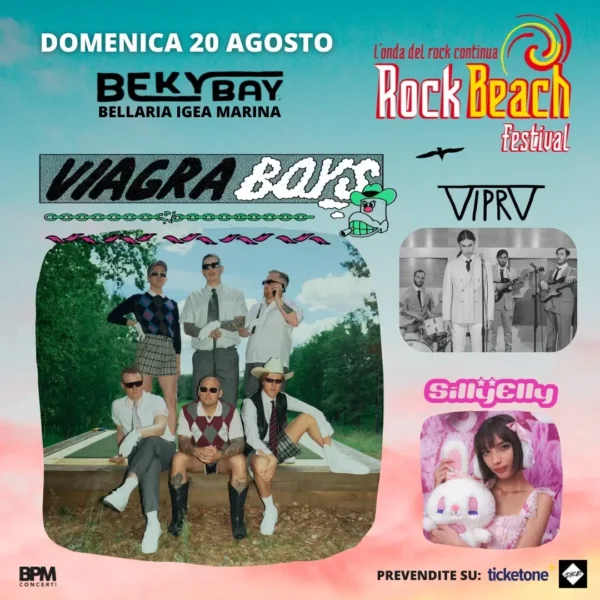 Viagra Boys, Vipra e Sullyelly: il rock invade il Beky Bay il 20 agosto 2023