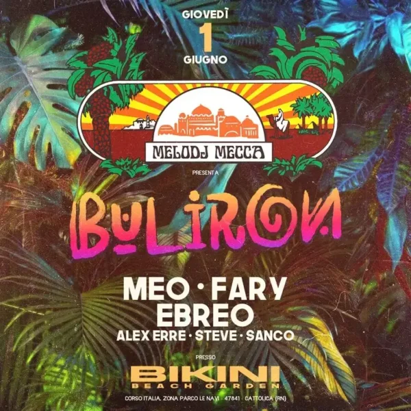 Discoteca Bikini Cattolica: vivi un’esperienza memorabile con Buliron. In consolle: Meo, Fary ed Ebreo