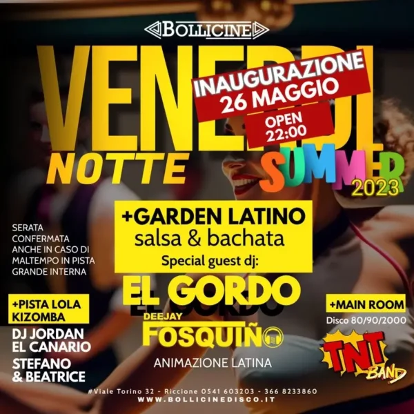 Discoteca Bollicine Riccione: Vivi la nuova esperienza estiva