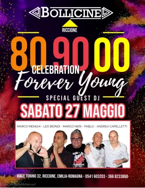 Discoteca Bollicine Riccione: Una serata indimenticabile per i Forever Young
