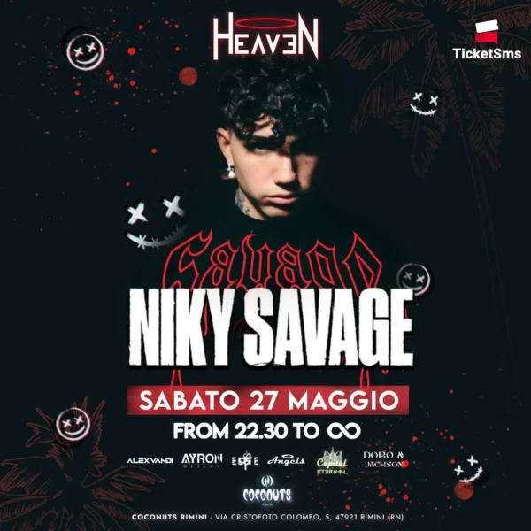 Coconuts Rimini: una notte indimenticabile con Niky Savage e Heaven