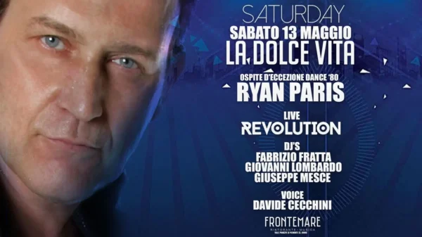 La Dolce Vita al Frontemare di Rimini: una serata magica con Ryan Paris