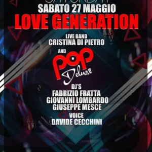 Frontemare Rimini Love Generation,Cristina Di Pietro,Pop Deluxe,Fabrizio Fratta,Giovanni Lombardo,Giuseppe Mesce