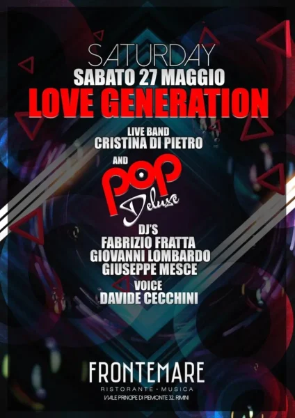 Love Generation: Una Serata Indimenticabile al Frontemare di Rimini