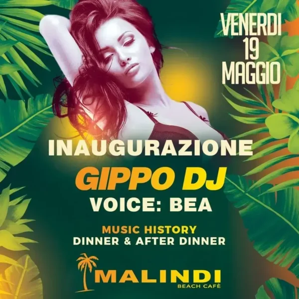 Dj Gippo illumina il Malindi Beach Cafe