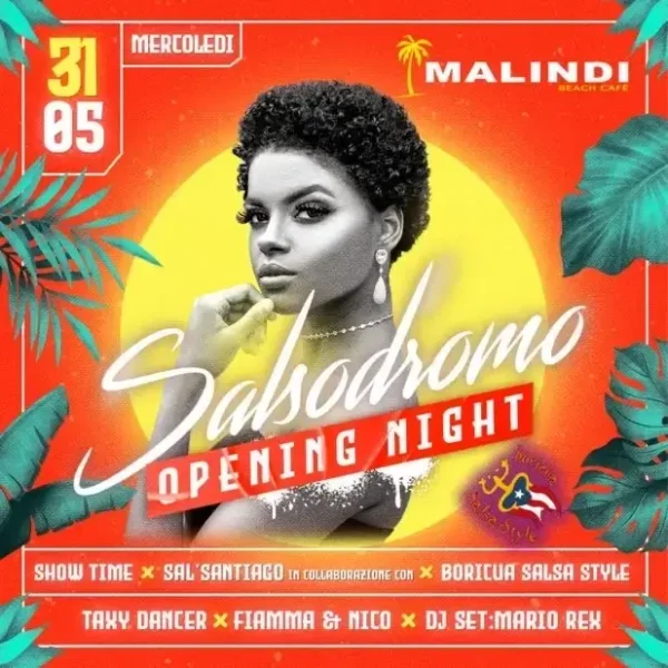 Malindi Beach Café: il paradiso della musica latina con Salsodromo