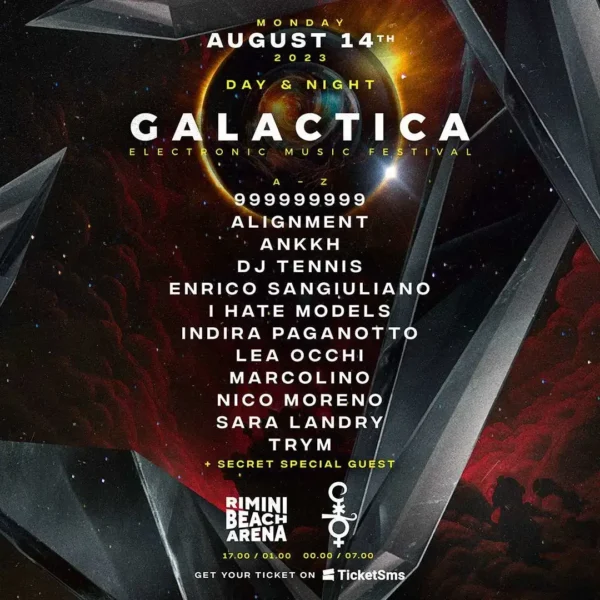 Discoteca Cocorico Riccione e Galactica Festival: Una Notte da Sogno con i Migliori DJ del Mondo
