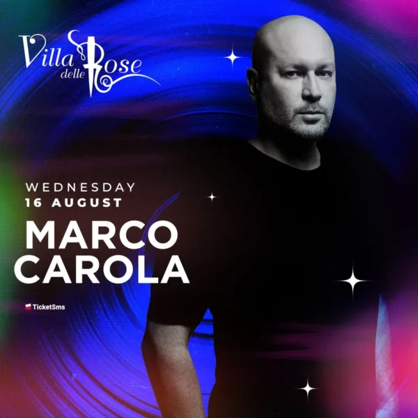 Marco Carola, il re della techno napoletana, infiamma la Villa delle Rose il 16 agosto 2023