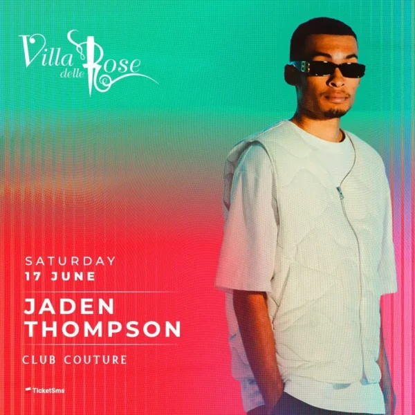 Jaden Thompson incanta la Discoteca Villa delle Rose il 17 giugno 2023