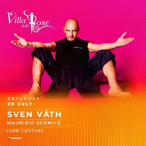 Non perderti Sven Väth alla Villa delle Rose: l’evento elettronico dell’estate