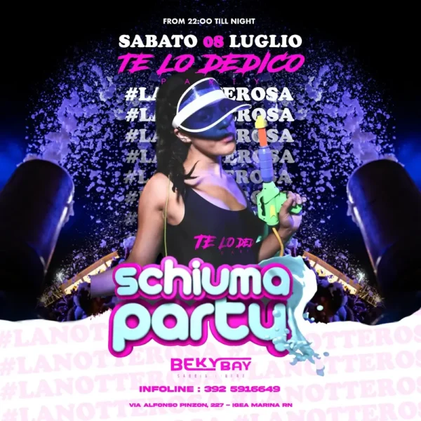 Beky Bay Bellaria e Schiuma Party: L’estate che sognavi diventa realtà!