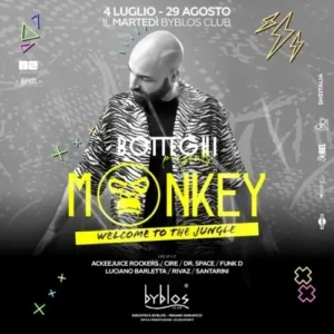 Serata emozionante al Byblos Club Riccione con Monkey e Matteo Botteghi