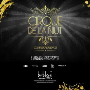 Una Notte Magica al Byblos Club Riccione con il Cirque de la Nuit