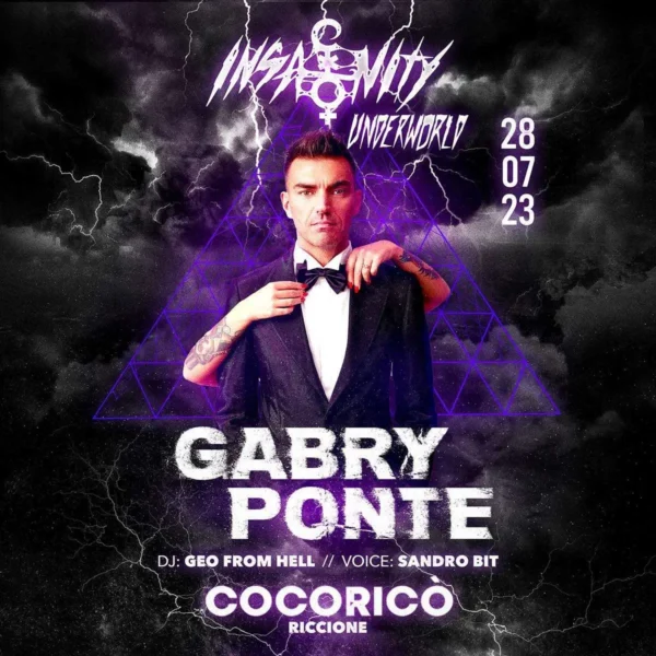 Gabry Ponte Illumina il venerdì del Cocorico Riccione