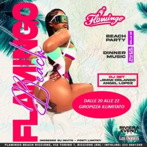 Riccione Si Prepara per la Festa Beach Party: Appuntamento al Flamingo il 12 Luglio 2023 con Angel Lopez e Los Diablos