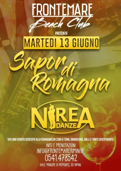 Il Sapore di Romagna con Nirea Danze e Frontemare Rimini