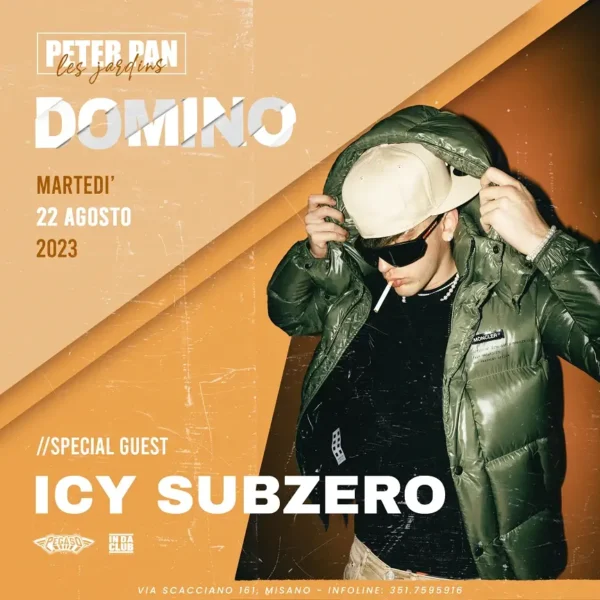 Peter Pan Riccione sabato sera Domino