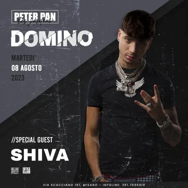 Il Martedì Scintillante alla Discoteca Peter Pan Riccione con Shiva
