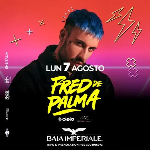 Baia Imperiale e Fred de Palma: un evento incredibile che unisce musica e divertimento