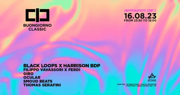 Continua il Ferragosto Classic Club con i Black Loops
