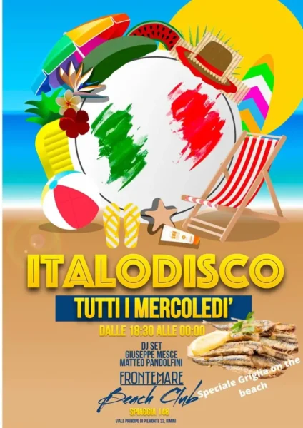 Frontemare Rimini e Italodisco: tutti i mercoledì la musica italiana è protagonista della notte