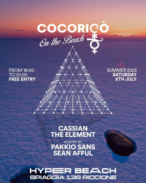 Hyper Beach Riccione accoglie la leggenda della musica elettronica Cassian